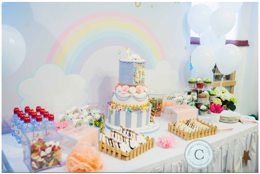 Rainbows and Unicorns Party // Chelsea Cake Company